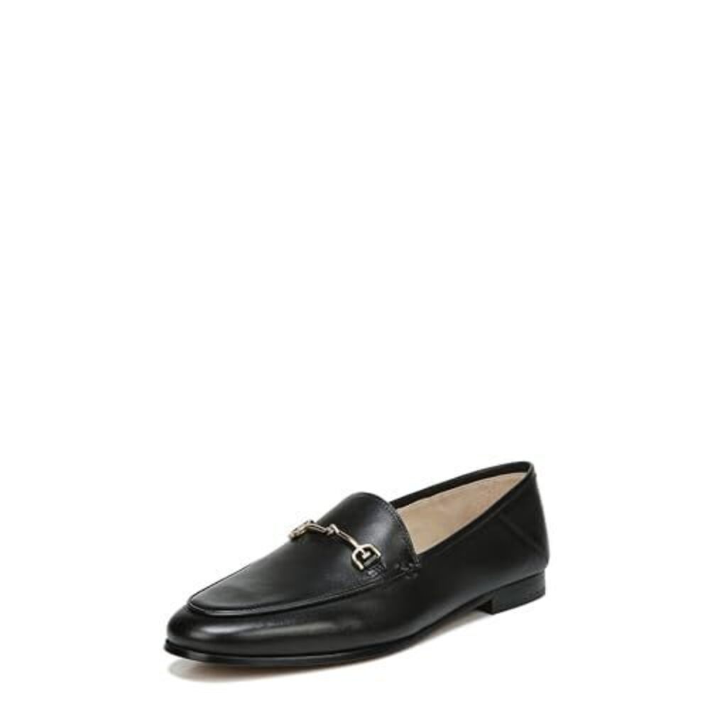 SAM EDELMAN WOMEN'S LORAINE LOAFER, BLACK LEATHER, 7